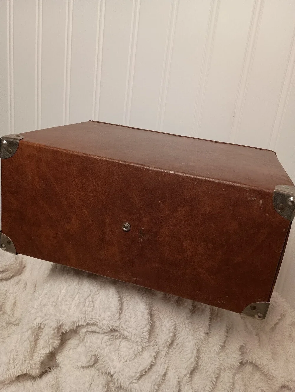 Vintage- Classic Leather Briefcase Large- Brown